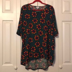 ❗️BOGO 1/2❗️ XL LulaRoe bright floral swirl Irma